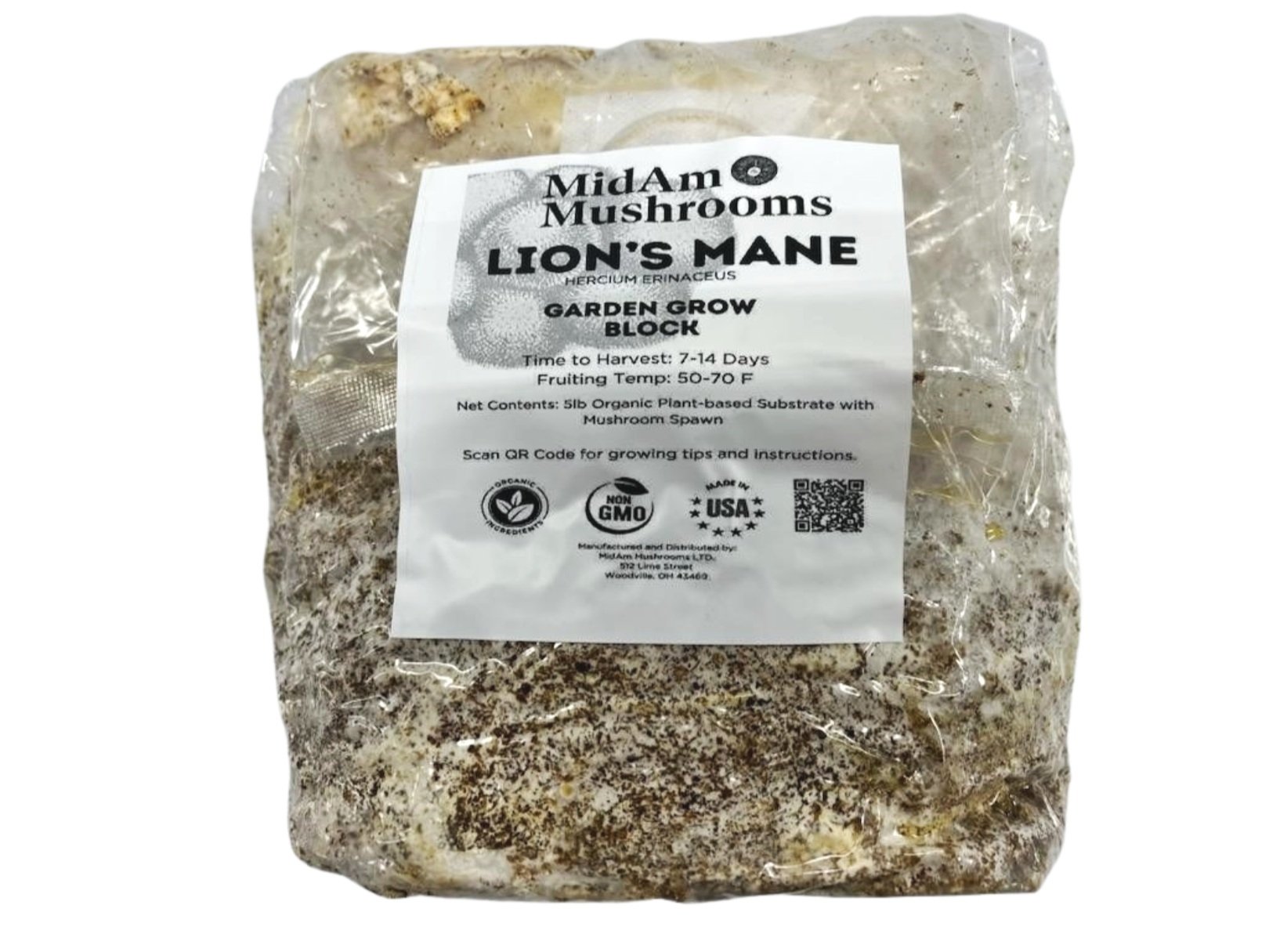 Garden Grow Mushroom Block — MidAm Mushrooms
